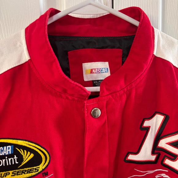 NASCAR Tony Stewart Office Depot #14 Race Car Racing Jacket Retro Size XXL - Picture 4 of 16